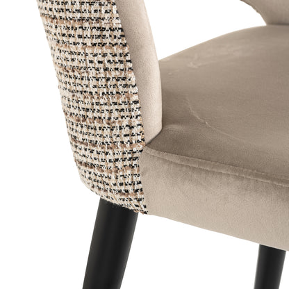Richmond Interiors Thekenstuhl Tabitha trendy nature fire retardant Thekenstuhl Richmond Interiors
