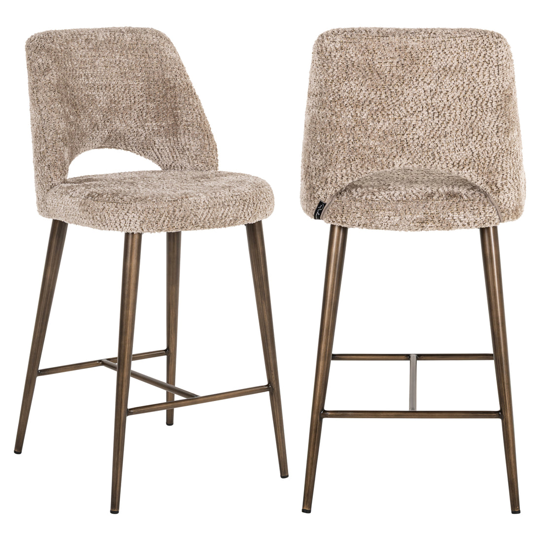 Richmond Interiors Thekenstuhl Delphine lovely nature fire retardant Thekenstuhl Richmond Interiors
