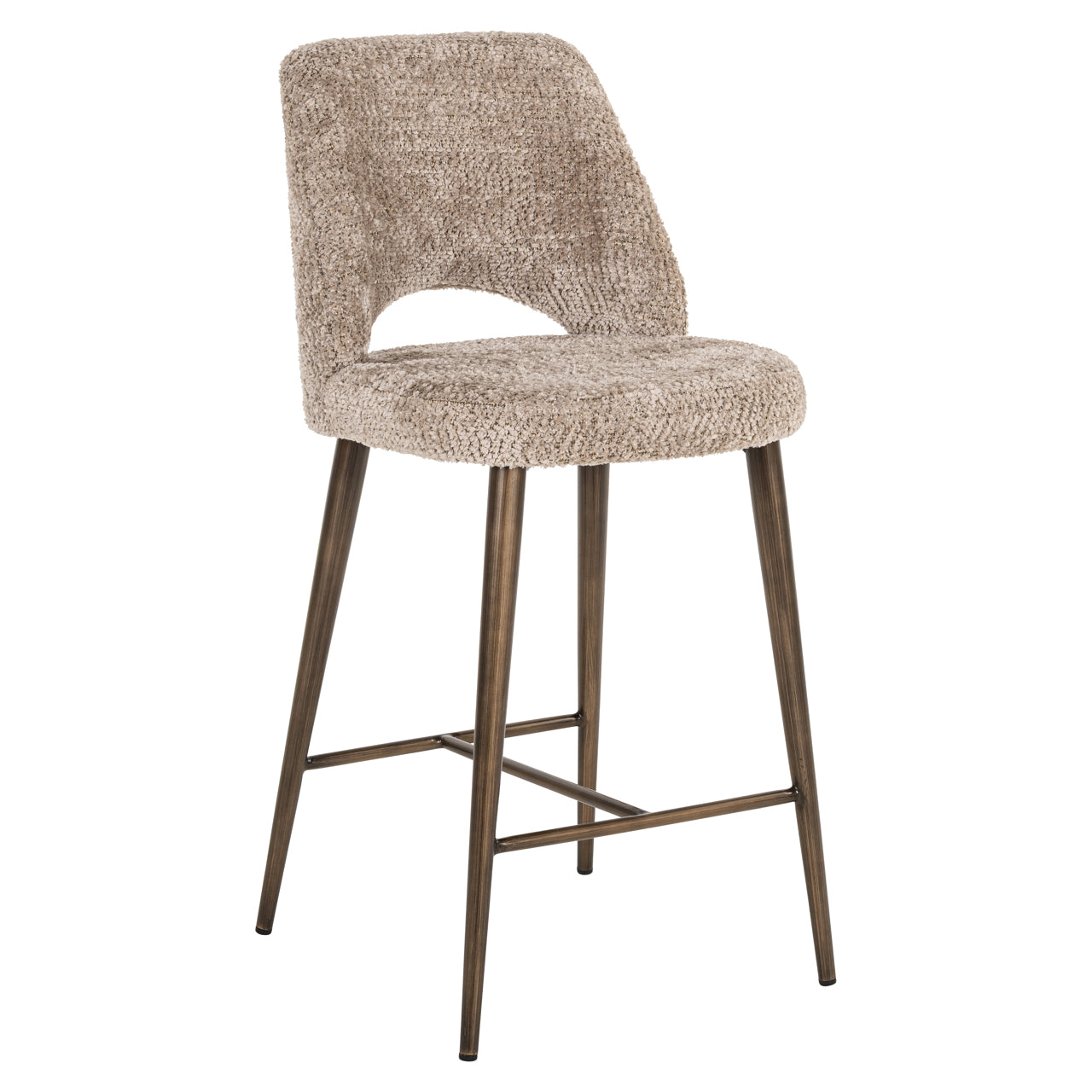 Richmond Interiors Thekenstuhl Delphine lovely nature fire retardant