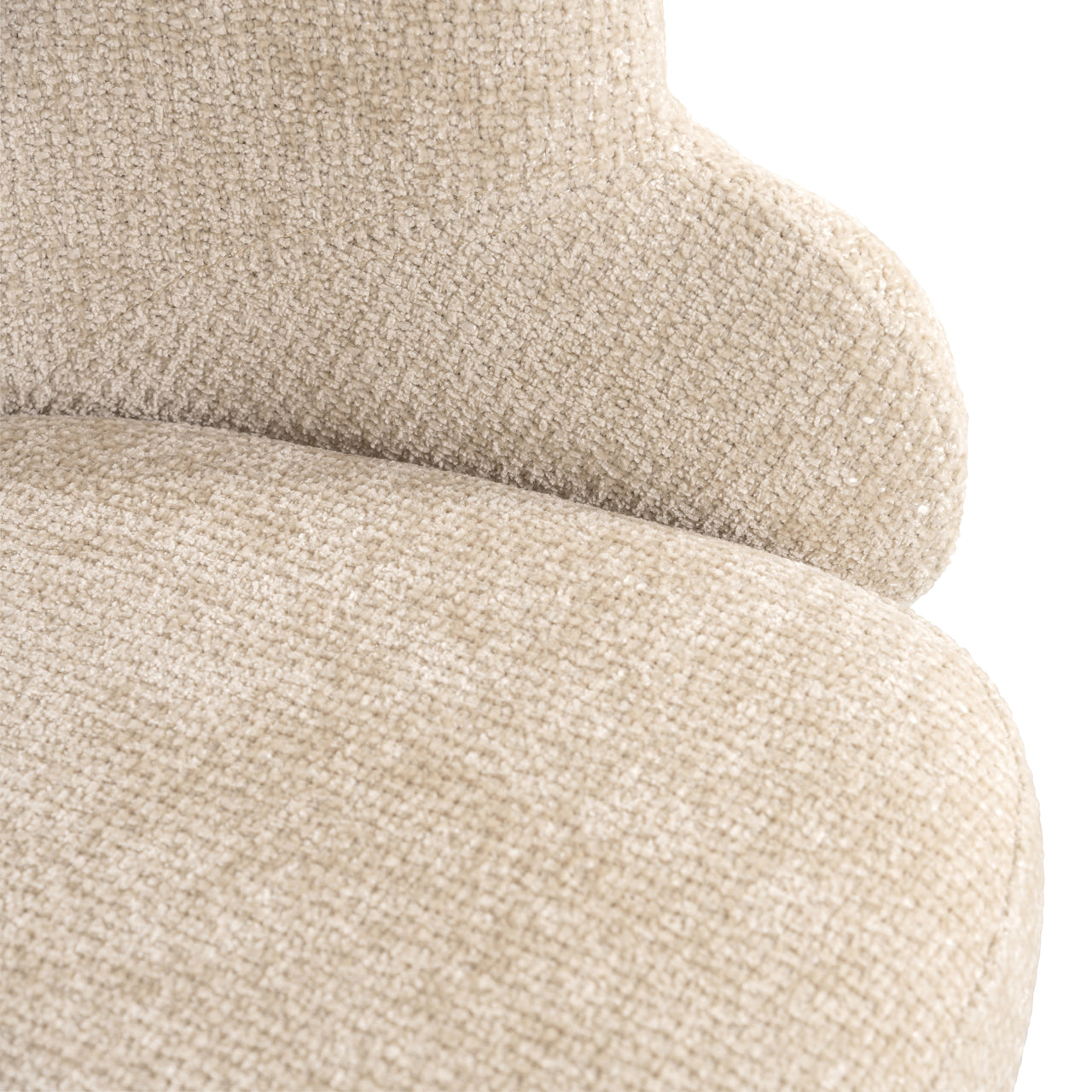 Richmond Interiors Esszimmerstuhl Kayla cream unicorn swivel Esszimmerstuhl Richmond Interiors