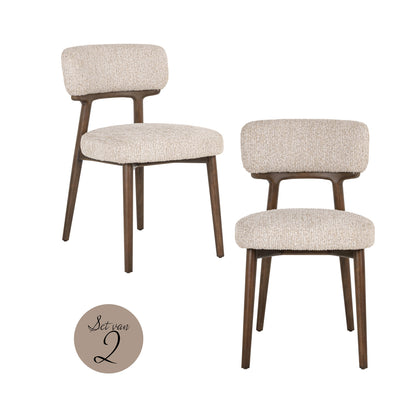 Richmond Interiors Esszimmerstuhl Basker natural linear (Set of 2) Esszimmerstuhl Richmond Interiors