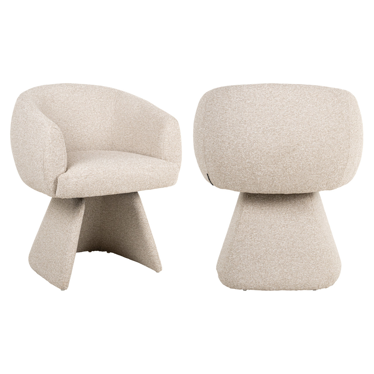 Richmond Interiors Esszimmerstuhl Quiriro biscotti swivel Esszimmerstuhl Richmond Interiors