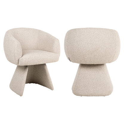 Richmond Interiors Esszimmerstuhl Quiriro biscotti swivel Esszimmerstuhl Richmond Interiors
