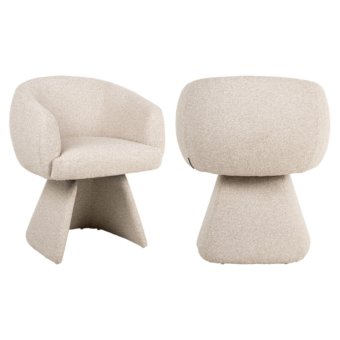 Richmond Interiors Esszimmerstuhl Quiriro biscotti swivel Esszimmerstuhl Richmond Interiors