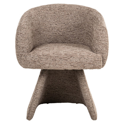 Richmond Interiors Esszimmerstuhl Quiriro mocca linear swivel Esszimmerstuhl Richmond Interiors