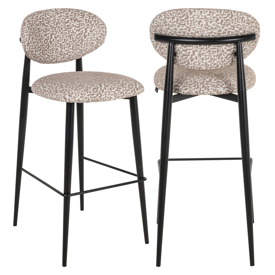 Richmond Interiors Barhocker Dantes natural geo fire retardant Barhocker Richmond Interiors