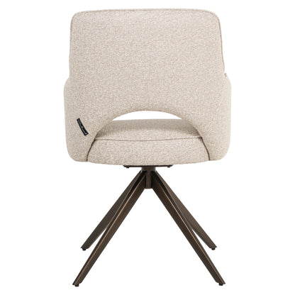 Richmond Interiors Esszimmerstuhl Ginerva biscotti swivel Richmond Interiors