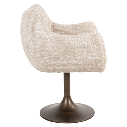 Richmond Interiors Esszimmerstuhl Aldo natural linear swivel Richmond Interiors