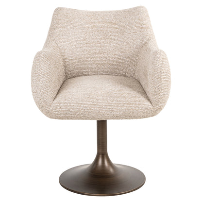 Richmond Interiors Esszimmerstuhl Aldo natural linear swivel Richmond Interiors