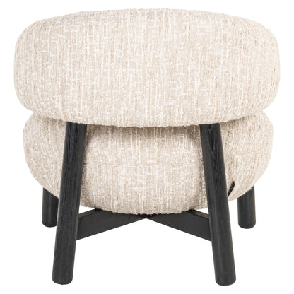 Richmond Interiors Lounge Stuhl Ornella beige angora Lounge Stuhl Richmond Interiors