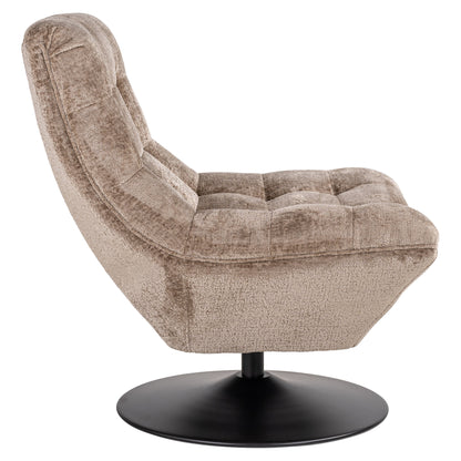 Richmond Interiors Drehsessel Sydney taupe chenille (Bergen 104 taupe chenille) Drehsessel Richmond Interiors