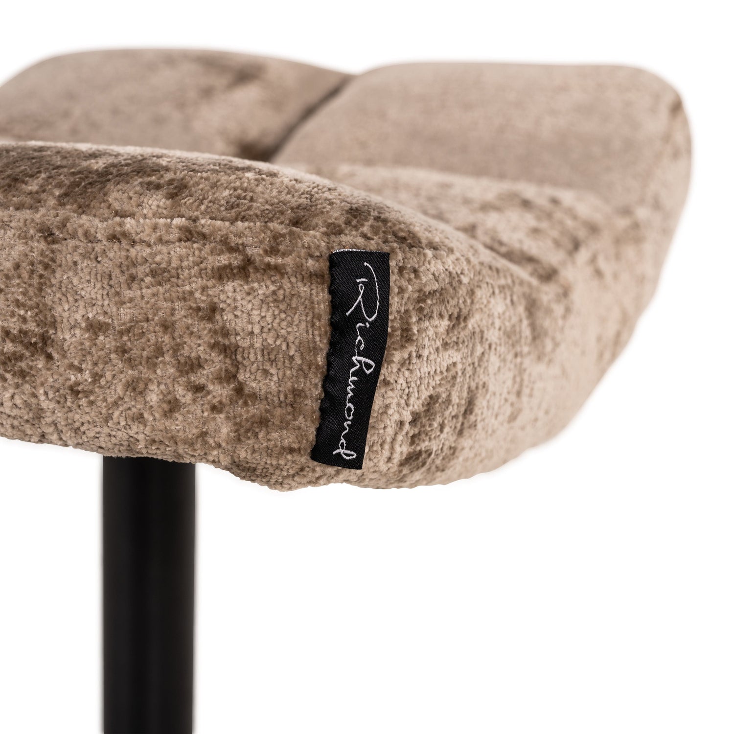 Richmond Interiors Hocker Sydney taupe chenille (Bergen 104 taupe chenille) Hocker Richmond Interiors