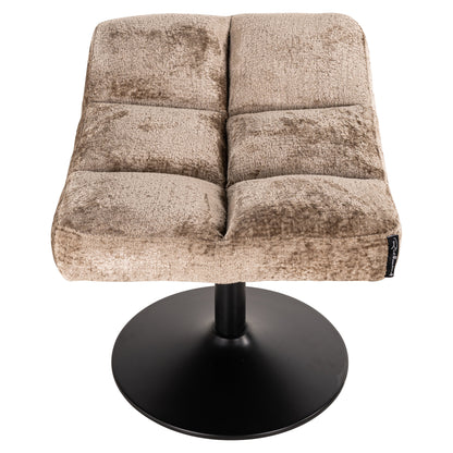 Richmond Interiors Hocker Sydney taupe chenille (Bergen 104 taupe chenille) Hocker Richmond Interiors