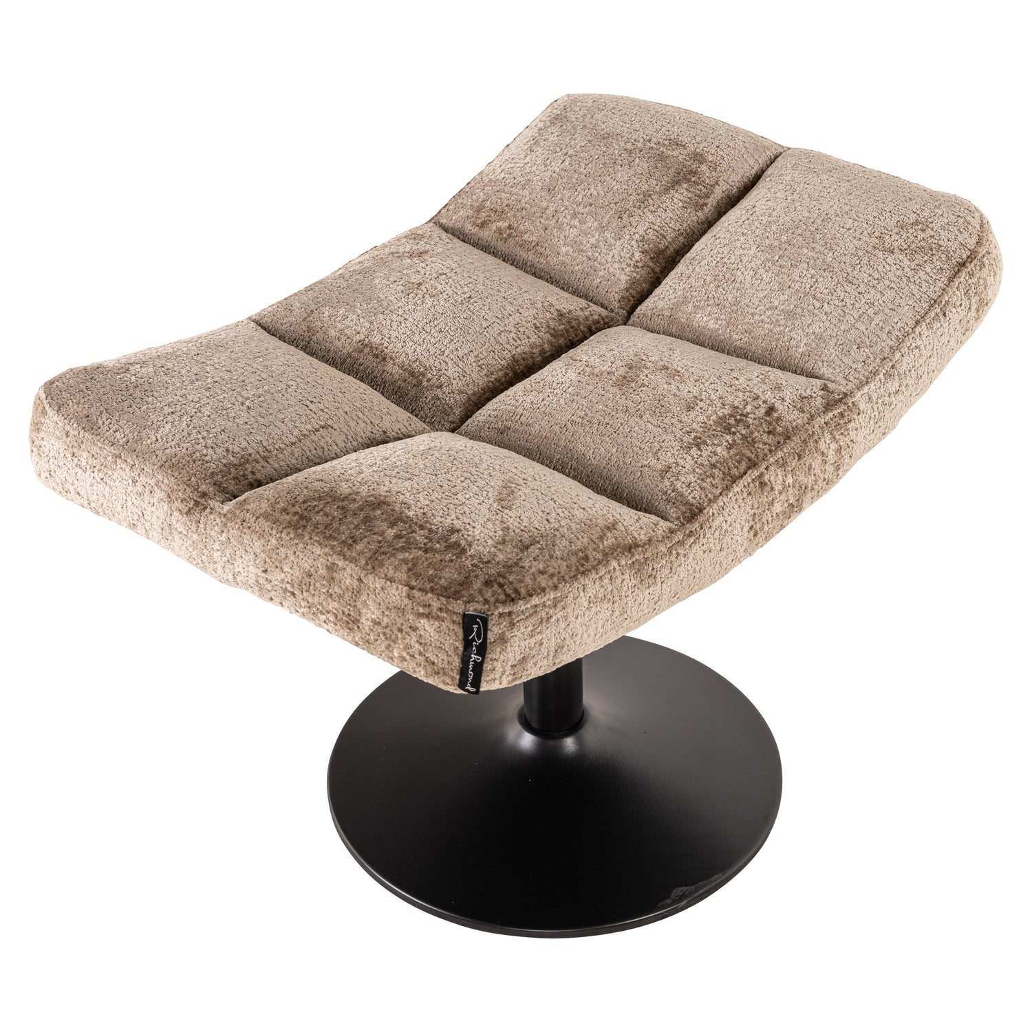 Richmond Interiors Hocker Sydney taupe chenille (Bergen 104 taupe chenille) Hocker Richmond Interiors