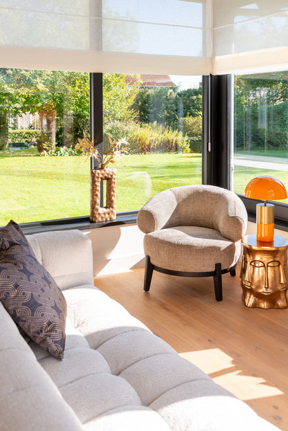 Richmond Interiors Lounge Stuhl Montana natural chunky fire retardant