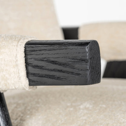 Richmond Interiors Esszimmerstuhl Cooper white chenille Esszimmerstuhl Richmond Interiors