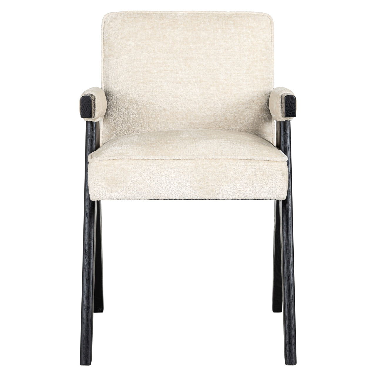 Richmond Interiors Esszimmerstuhl Cooper white chenille Esszimmerstuhl Richmond Interiors