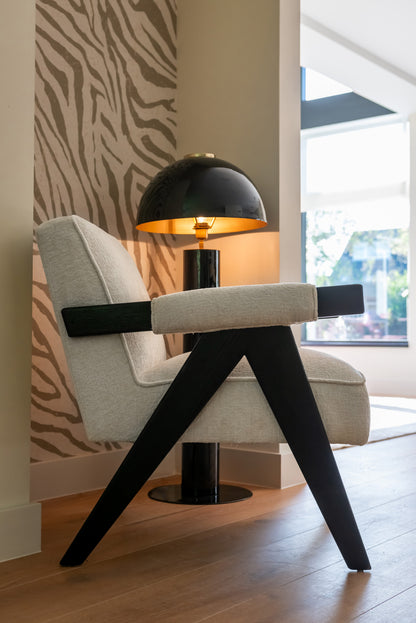Richmond Interiors Lounge Stuhl Cooper white chenille Lounge Stuhl Richmond Interiors