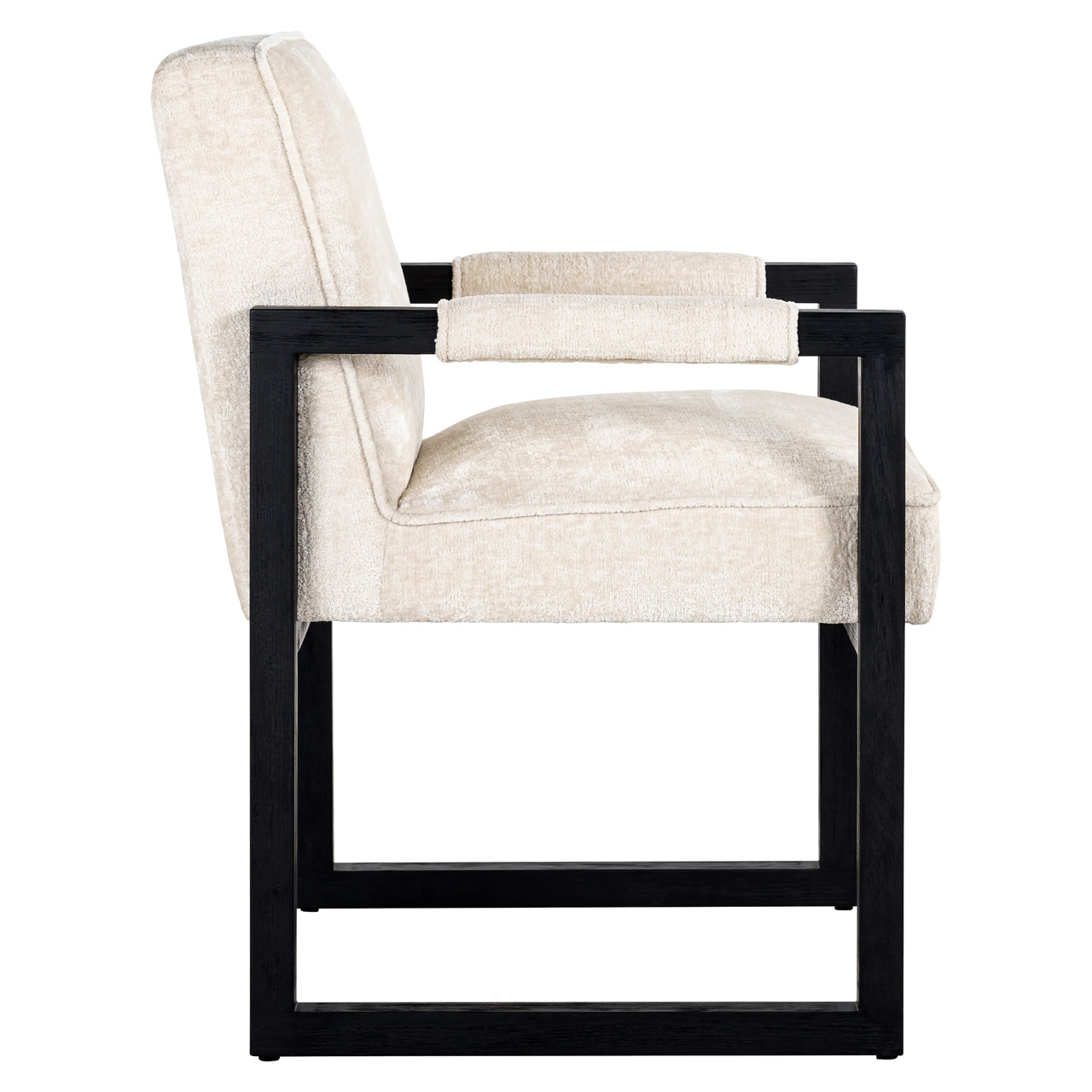 Richmond Interiors Esszimmerstuhl Beck white chenille Esszimmerstuhl Richmond Interiors
