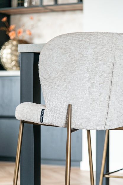 Richmond Interiors Thekenstuhl Darby cream fusion Thekenstuhl Richmond Interiors