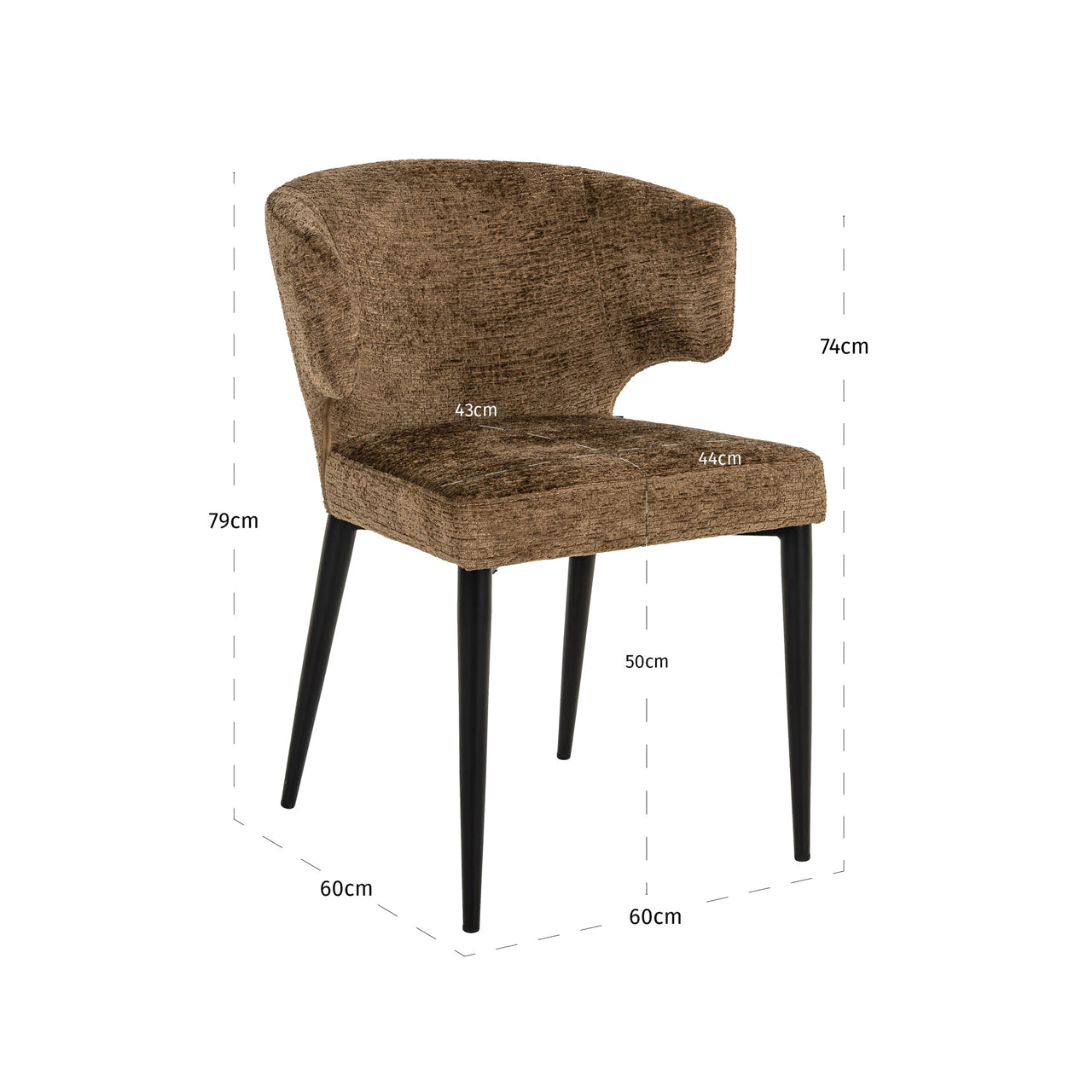 Richmond Interiors Esszimmerstuhl Taylor brandy fusion fire retardant Esszimmerstuhl Richmond Interiors