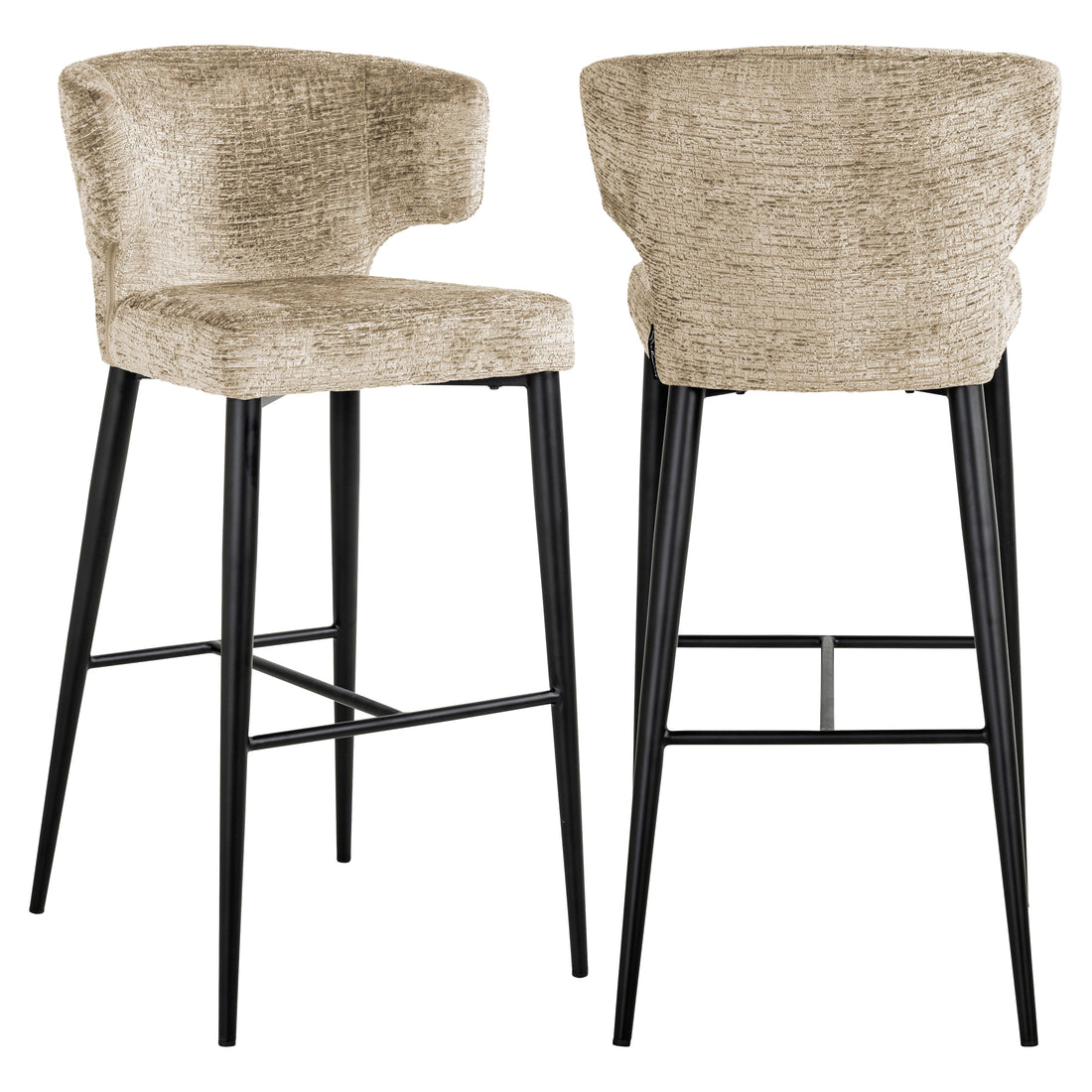 Richmond Interiors Barstuhl Taylor desert fusion fire retardant (FR-Fusion 109 desert) Barstuhl Richmond Interiors