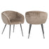 Richmond Interiors Esszimmerstuhl Ruby taupe chenille Esszimmerstuhl Richmond Interiors