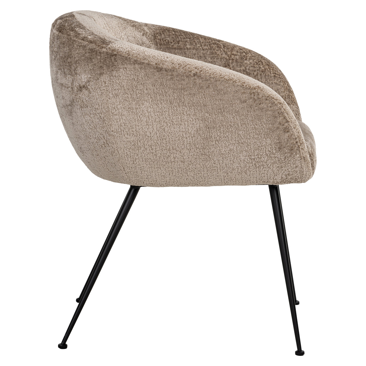 Richmond Interiors Esszimmerstuhl Ruby taupe chenille Esszimmerstuhl Richmond Interiors