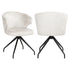 Richmond Interiors Esszimmerstuhl Milly cream fusion swivel Esszimmerstuhl Richmond Interiors