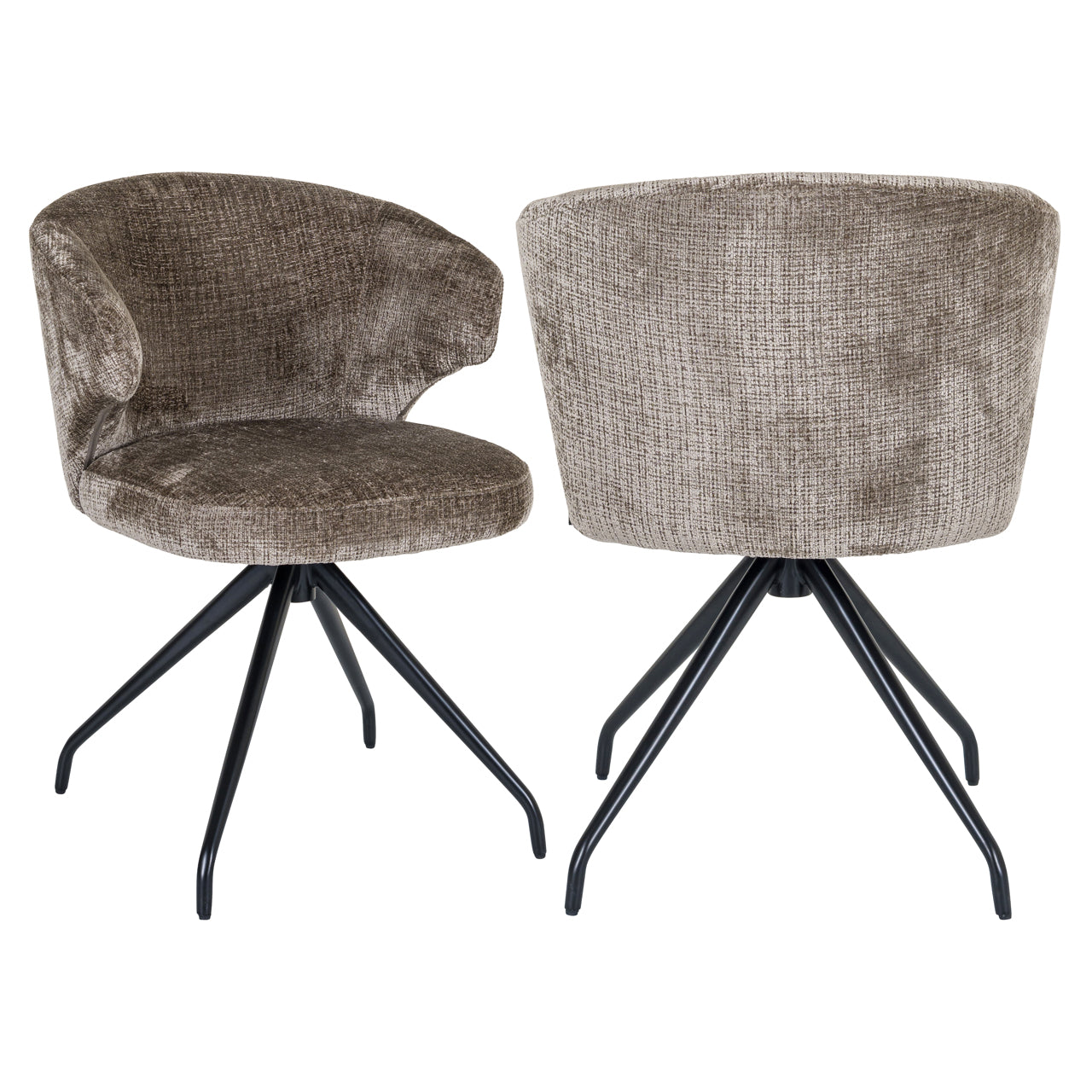 Richmond Interiors Esszimmerstuhl Milly niagara stone swivel Esszimmerstuhl Richmond Interiors