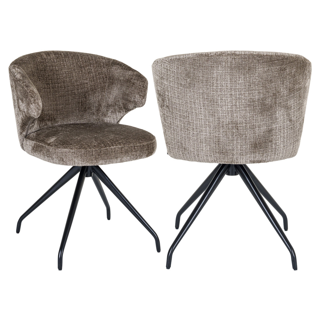 Richmond Interiors Esszimmerstuhl Milly niagara stone swivel Esszimmerstuhl Richmond Interiors