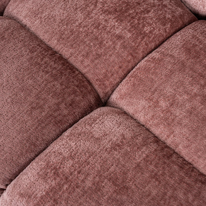 Richmond Interiors Couch Charelle rose chenille (Bergen 705 rose chenille) 3-Sitzer Sofa Richmond Interiors