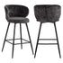 Richmond Interiors - 2er-Set Barstuhl Mimi graphite island Barstuhl Richmond Interiors