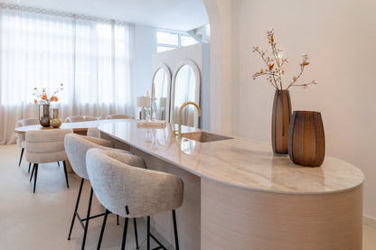Richmond Interiors Esszimmerstuhl Stella niagara beige fire retardant Esszimmerstuhl Richmond Interiors