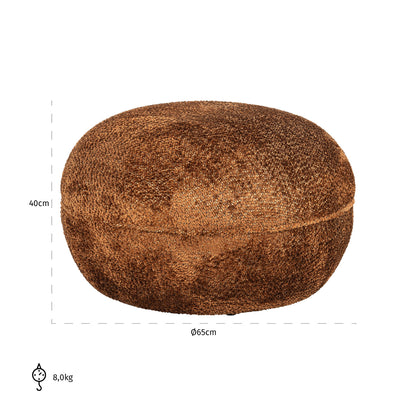 Richmond Interiors Hocker &amp; Fußbank Jace lovely cinnamon Hocker &amp; Fußbank Richmond Interiors