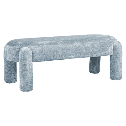 Richmond Interiors banc Holly chenille bleu clair