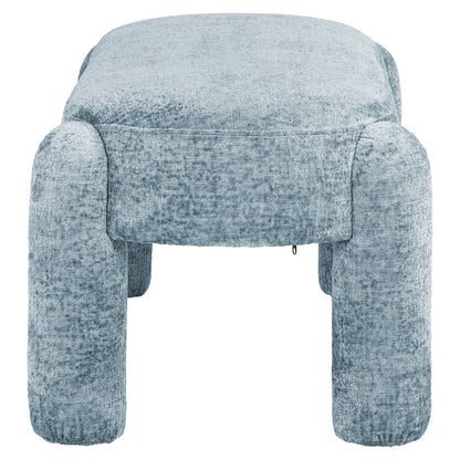 Richmond Interiors banc Holly chenille bleu clair