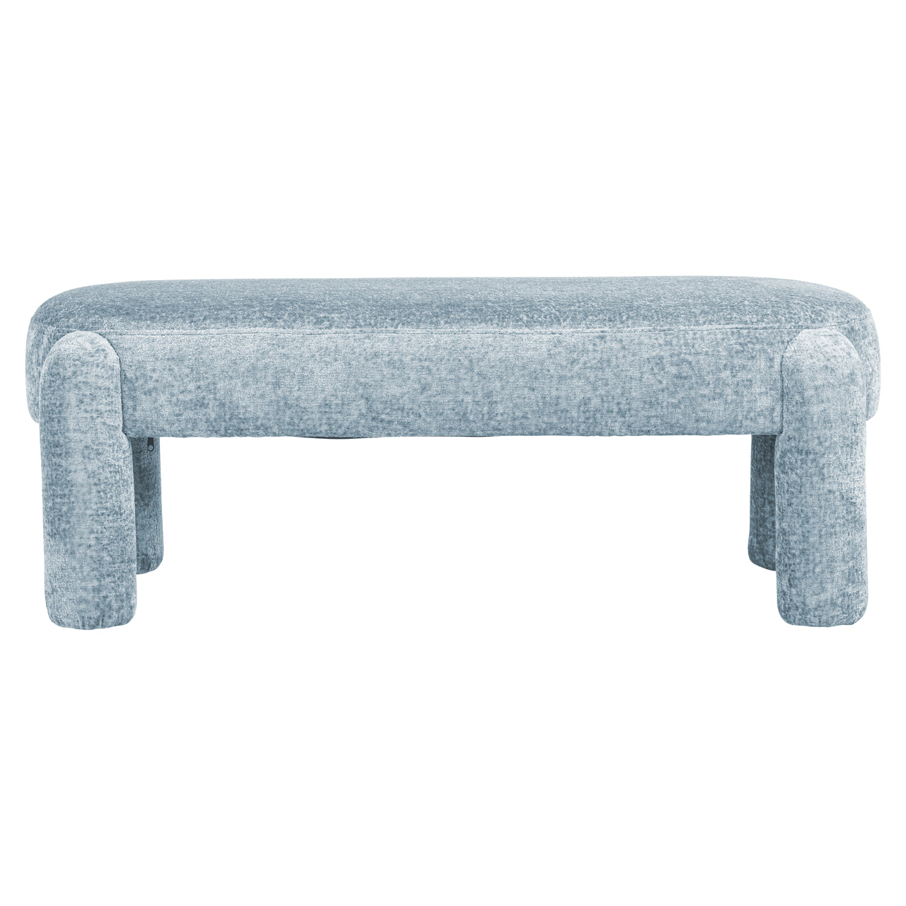 Richmond Interiors banc Holly chenille bleu clair