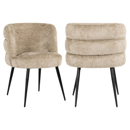 Richmond Interiors Esszimmerstuhl Stella desert fusion fire retardant