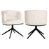 Richmond Interiors Esszimmerstuhl Cheyenne niagara beige swivel Esszimmerstuhl Richmond Interiors