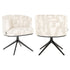 Richmond Interiors Esszimmerstuhl Cheyenne beige graffic swivel Esszimmerstuhl Richmond Interiors