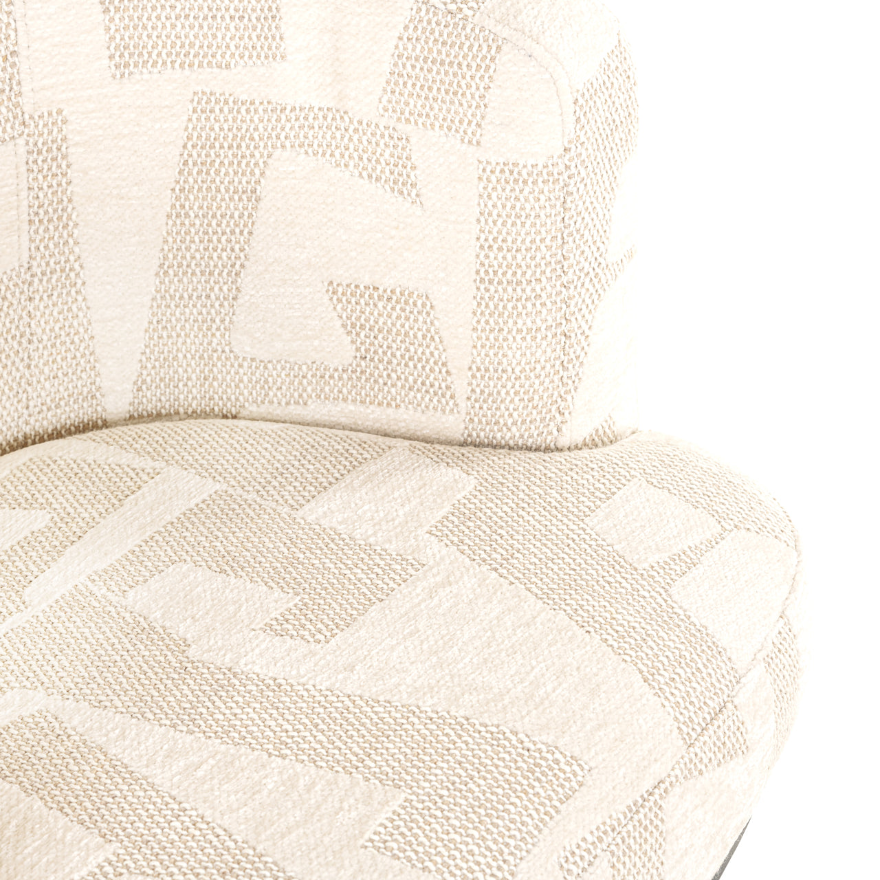Richmond Interiors Esszimmerstuhl Cheyenne beige graffic swivel Esszimmerstuhl Richmond Interiors