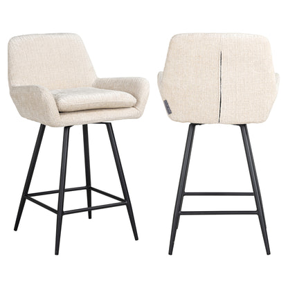 Richmond Interiors Thekenstuhl Linsey niagara beige (Set of 2) Thekenstuhl Richmond Interiors