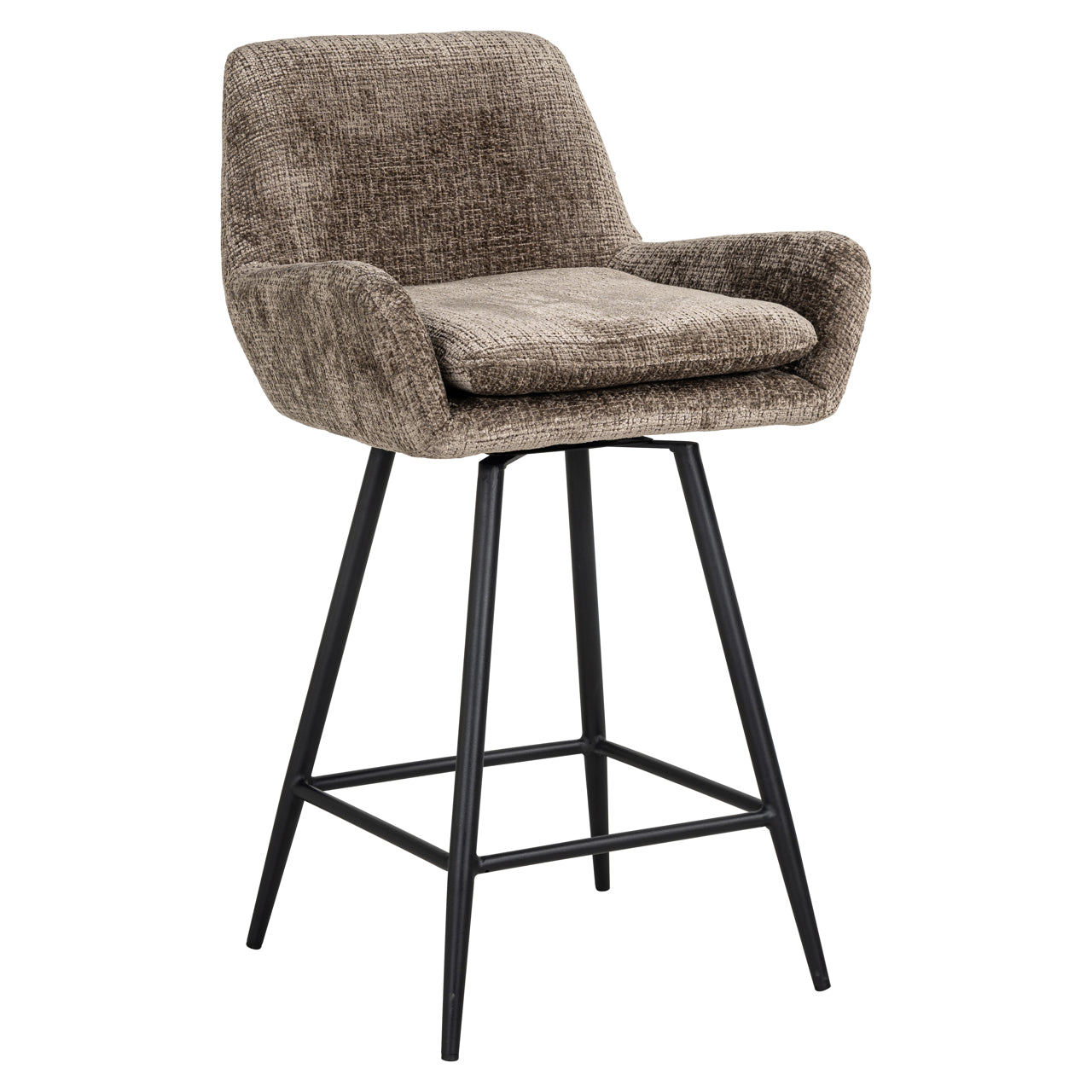 Richmond Interiors Thekenstuhl Linsey niagara stone swivel (Set of 2) Thekenstuhl Richmond Interiors