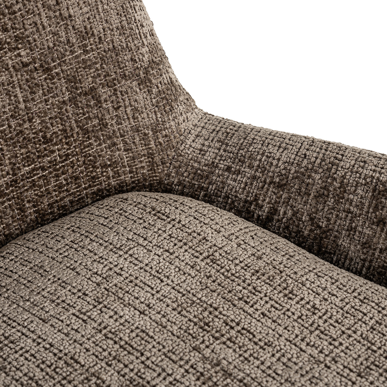 Richmond Interiors - 2er-Set Barhocker Linsey stone Chenille Barhocker Richmond Interiors