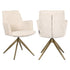 Richmond Interiors Esszimmerstuhl Dakota niagara beige swivel with arm Esszimmerstuhl Richmond Interiors