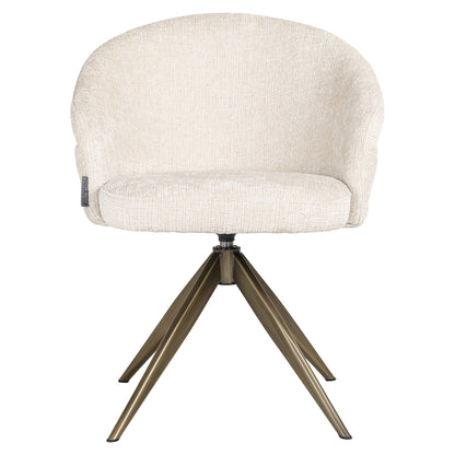 Richmond Interiors Esszimmerstuhl Zendaya niagara beige swivel Esszimmerstuhl Richmond Interiors