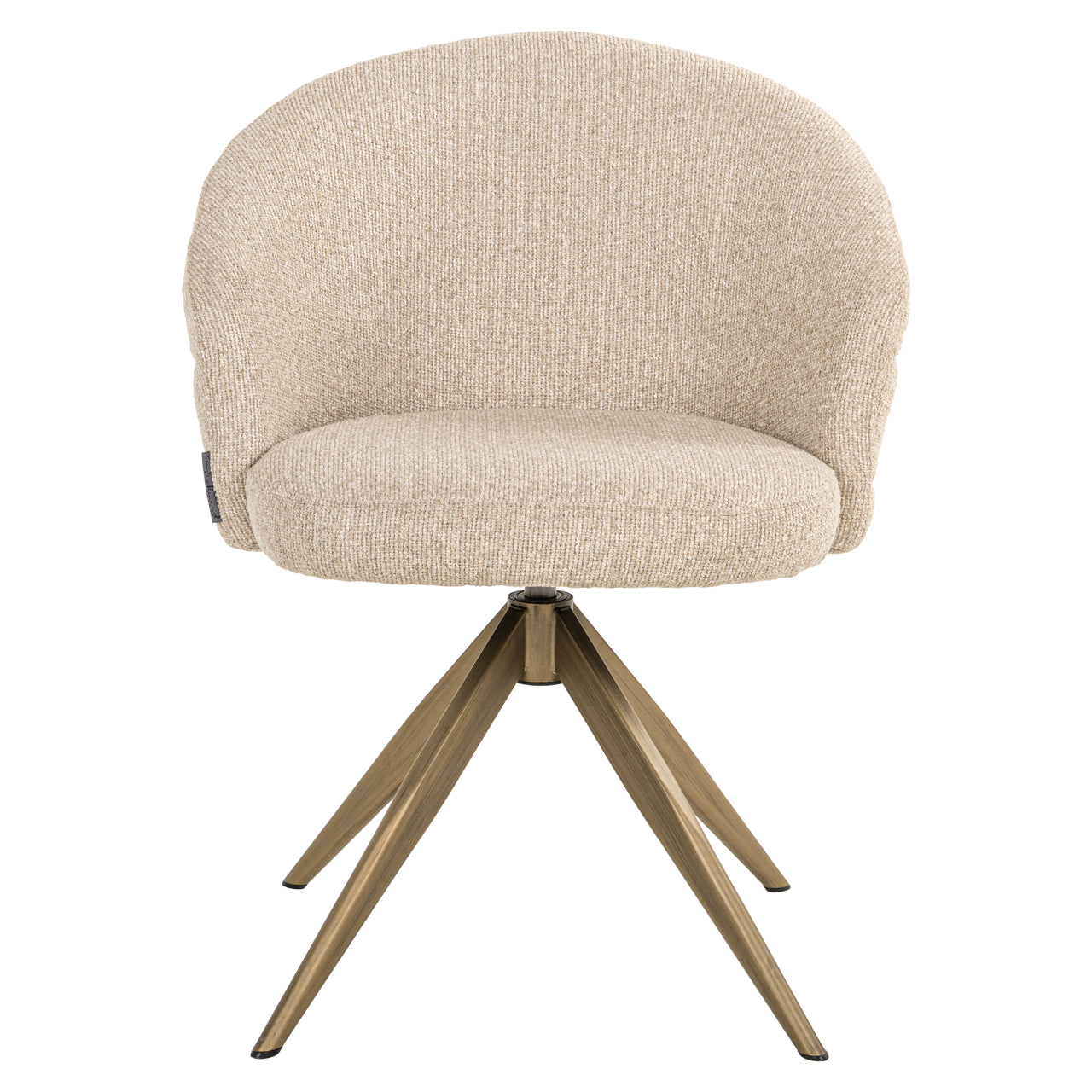 Richmond Interiors Esszimmerstuhl Zendaya biscotti swivel fire retardant Esszimmerstuhl Richmond Interiors
