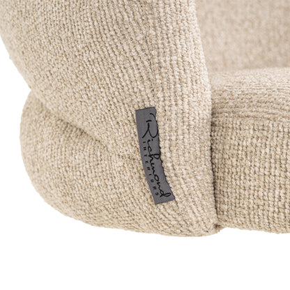 Richmond Interiors Esszimmerstuhl Zendaya biscotti swivel fire retardant Richmond Interiors