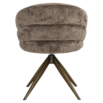 Richmond Interiors Esszimmerstuhl Zendaya niagara stone swivel Esszimmerstuhl Richmond Interiors